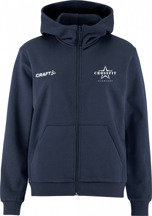Craft - Gladsaxe Crossfit Casual Full-Zip Hoodie Women - Marinblå