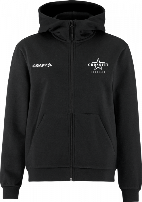 Craft - Gladsaxe Crossfit Casual Full-Zip Hoodie Women - Zwart