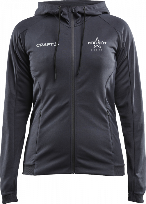 Craft - Gladsaxe Crossfit Full-Zip Hoodie Women - Asphalt
