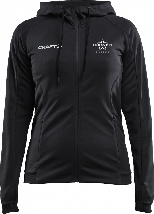 Craft - Gladsaxe Crossfit Full-Zip Hoodie Women - Svart